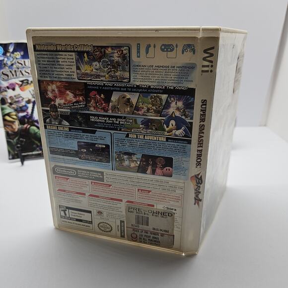 Super Smash Bros Brawl Nintendo Wii - CIB Tested - Picture 5 of 6